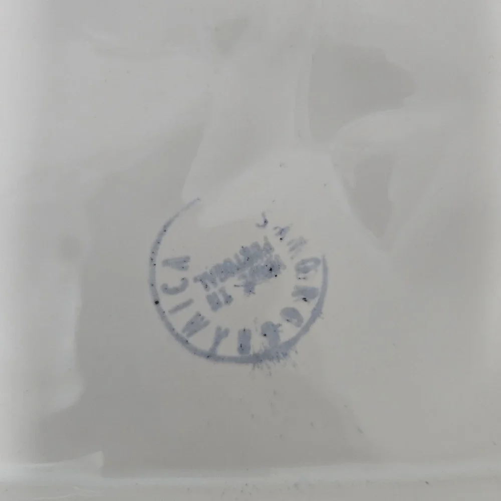 Sanor Ceramica Portugal White Lobster Serving Platter 19